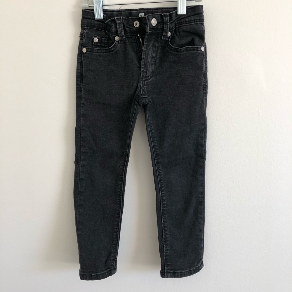 7 for all Mankind “Slimmy” Black Jeans